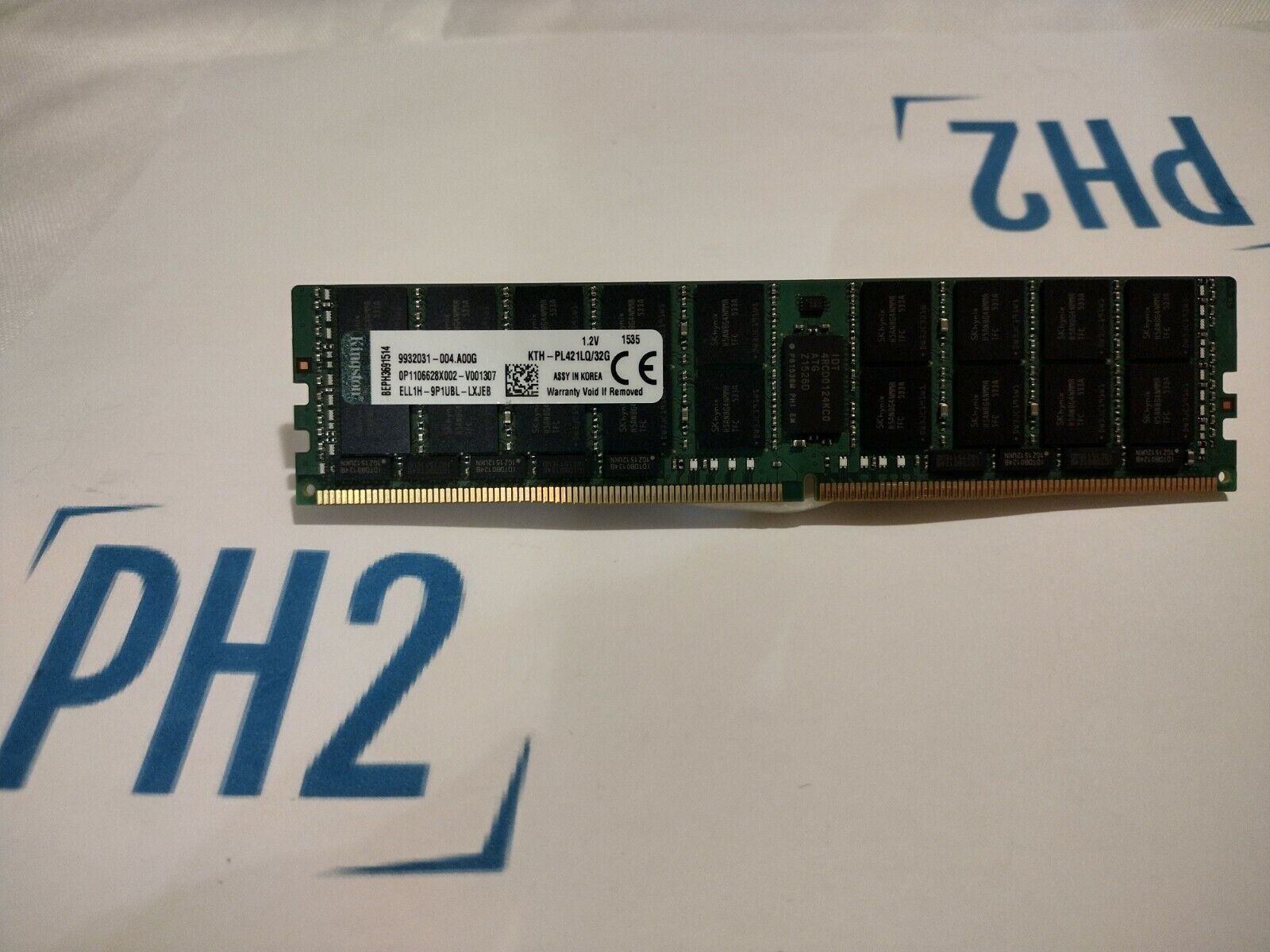 KINGSTON KTH-PL421LQ/32G 32GB 4RX4 PC4-1700 DDR4 2133MT/s 1.2V 288-pin 8Gb DDP