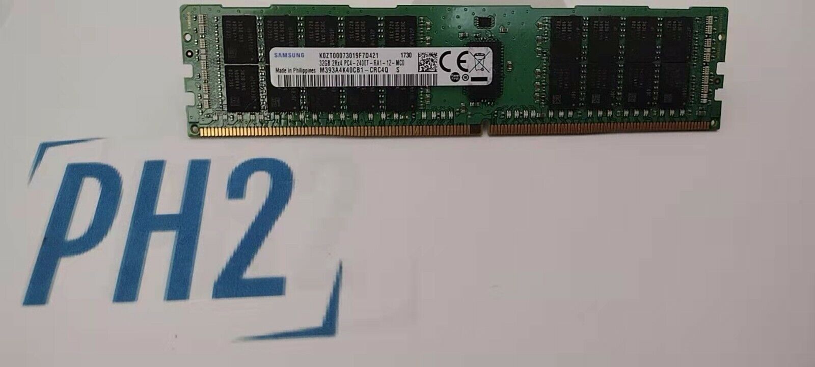 SAMSUNG M393A4K40CB1-CRC4Q 32GB (1X32GB) 2RX4 PC4-2400T MEMORY MODULE