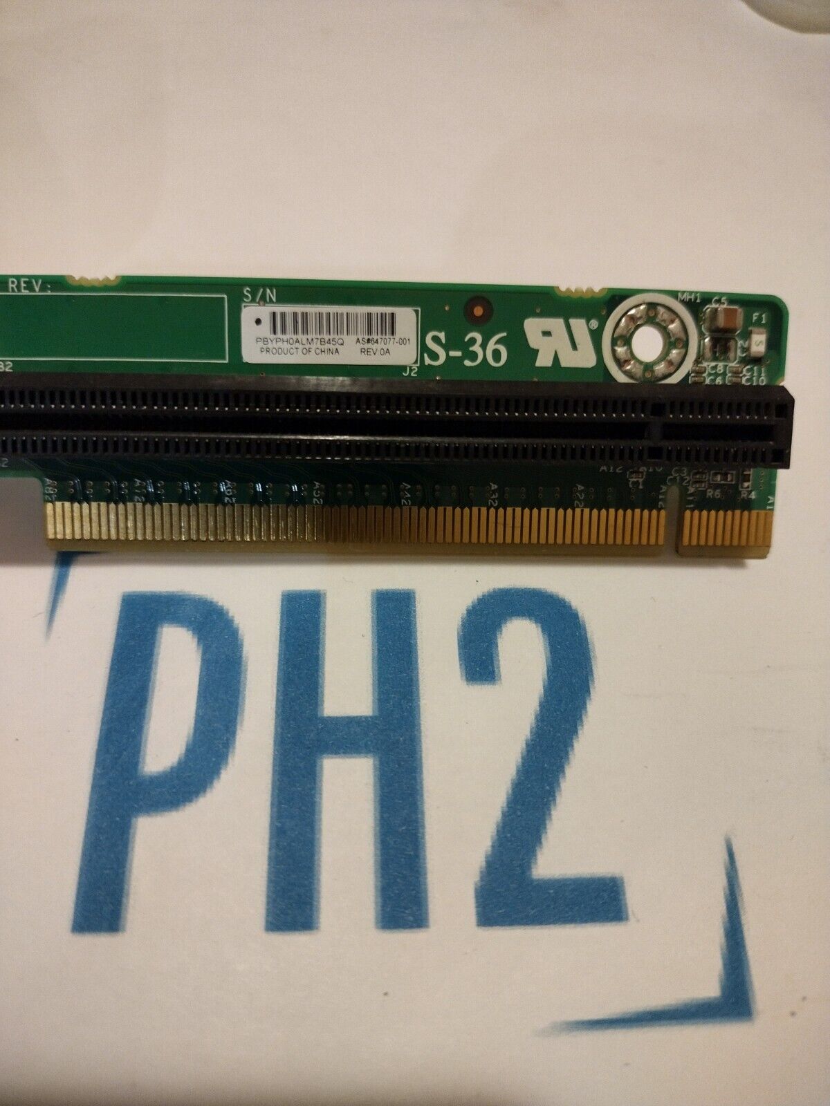 HPE 647077-001 SL230s Gen8 ALOM Riser PCIe X16 Riser Board