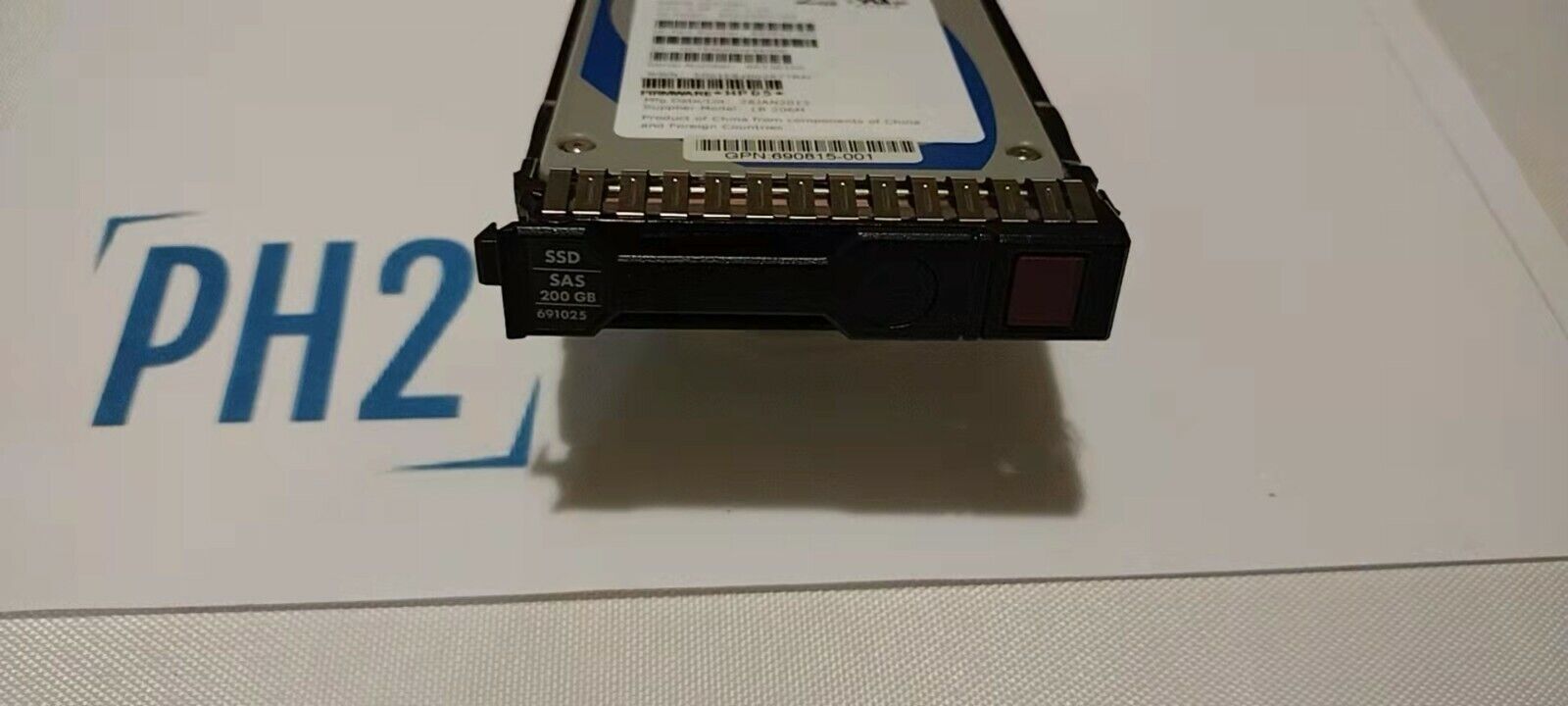 HPE LB206M 690811-001 691025-001 HP MODEL:MO0200FCTRN 200GB 6G SAS 2.5" SSD