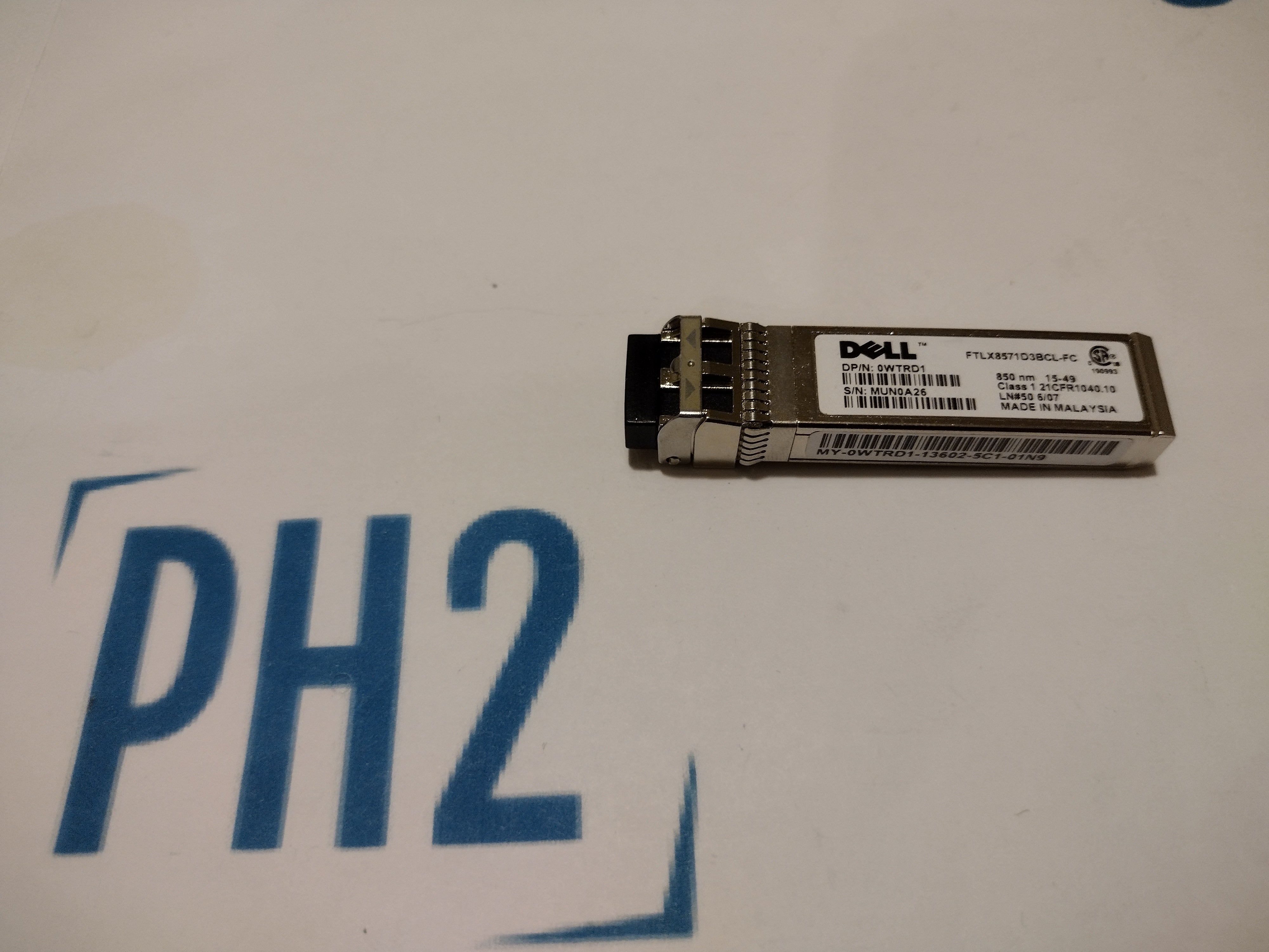 DELL WTRD1 0WTRD1 Genuine FTLX8571D3BCL-FC 10G SFP+ SR 850NM SFP Transceiver