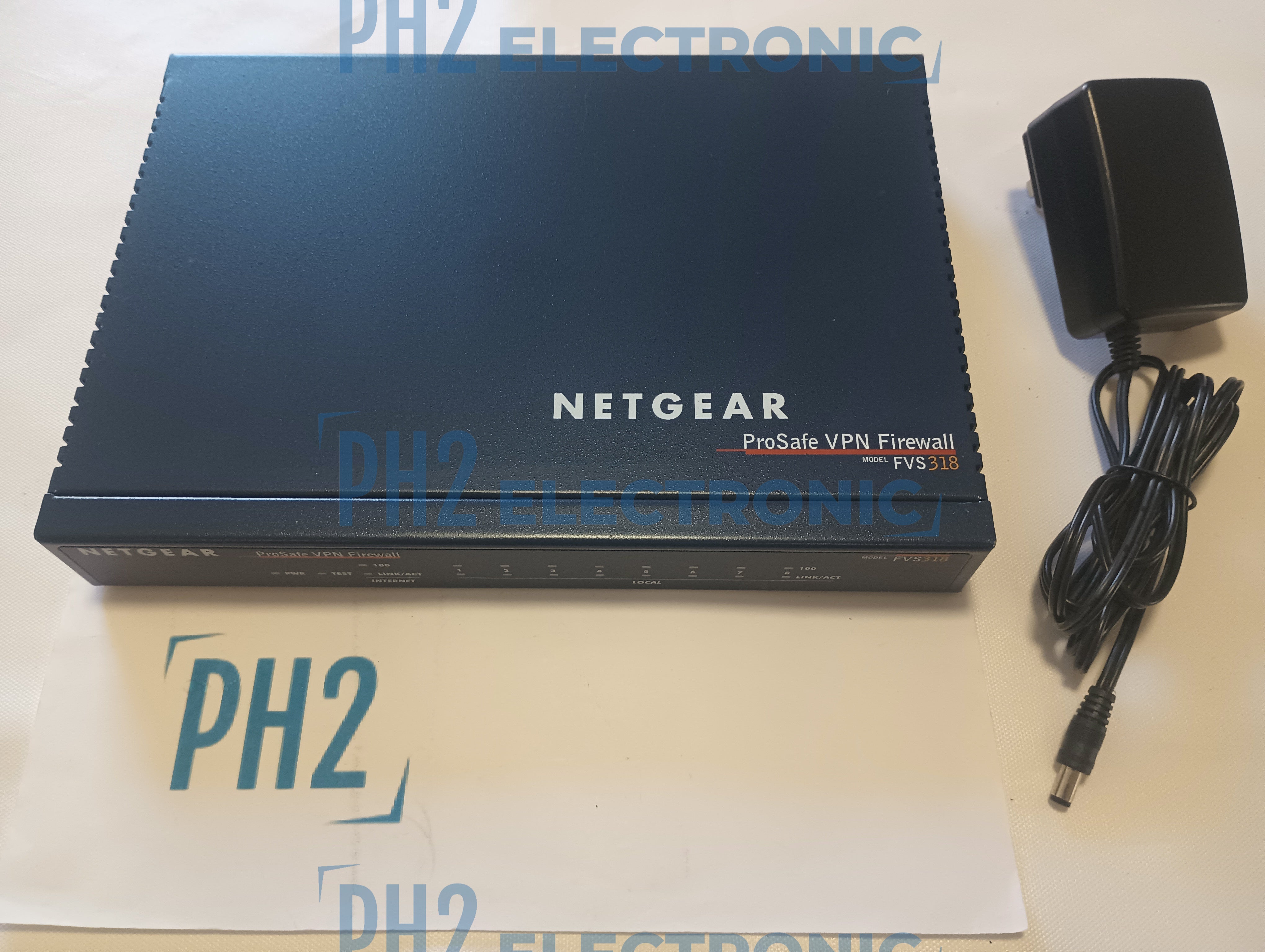 NetGear FVS318 ProSafe 10/100Mpbs 8-Port HighSpeed VPN Firewall Router Switch