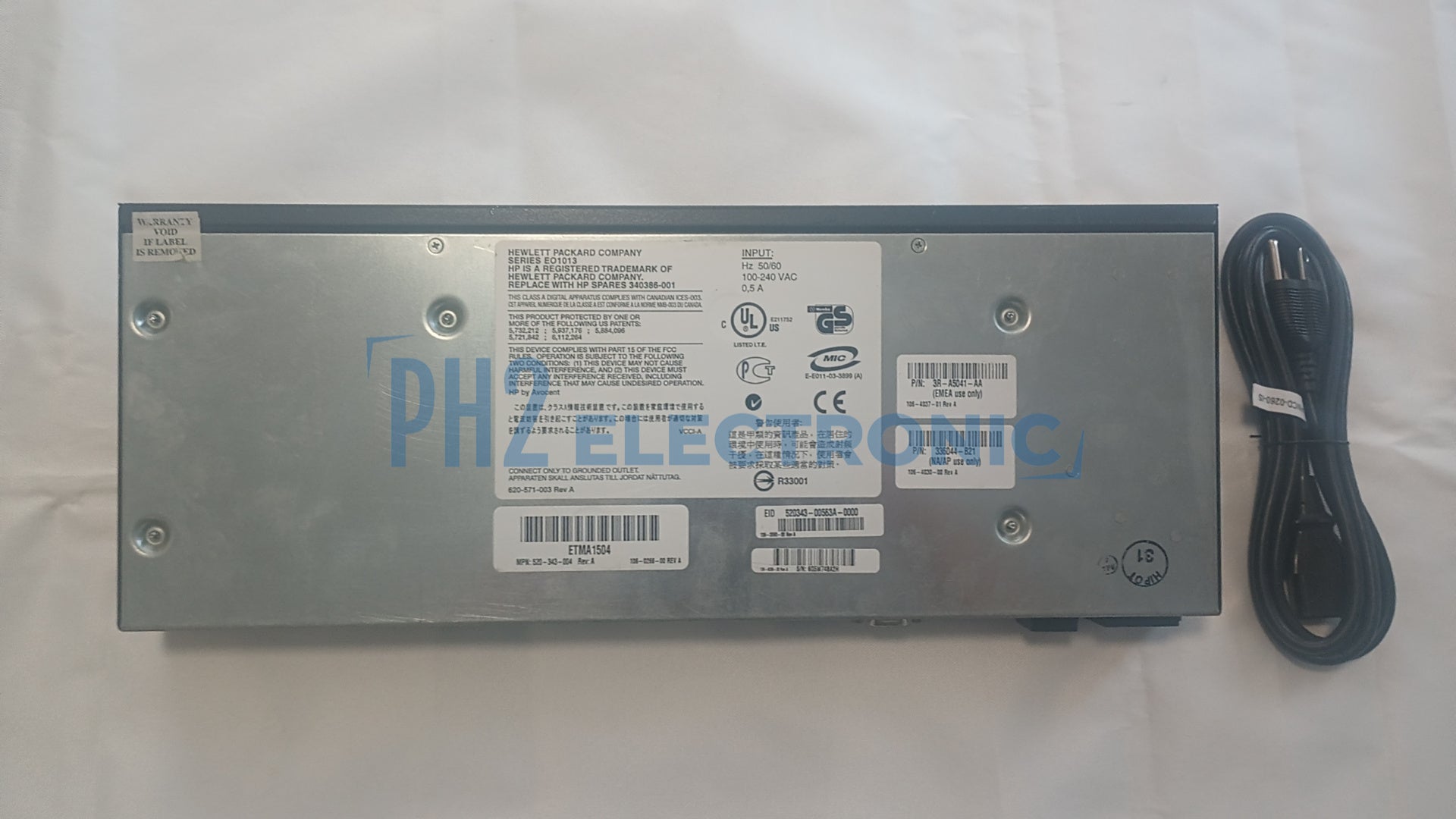 HPE	336044-B21		340386-001	EO1013 KVM CAT5 0X1X8 SERVER CONSOLE SWITCH 620-571-003 520-343-004 3R-A5041-AA