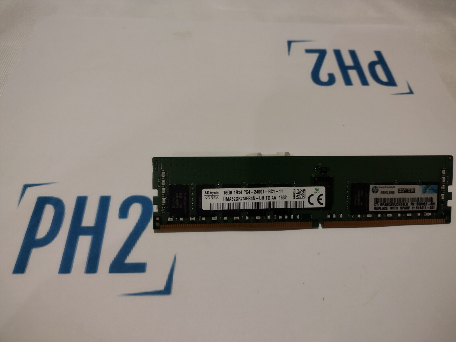 HPE 809082-091 HYNIX HMA82GR7MFR4N-UH 819411-001 16GB 1RX4 PC4-2400T DDR4 2400