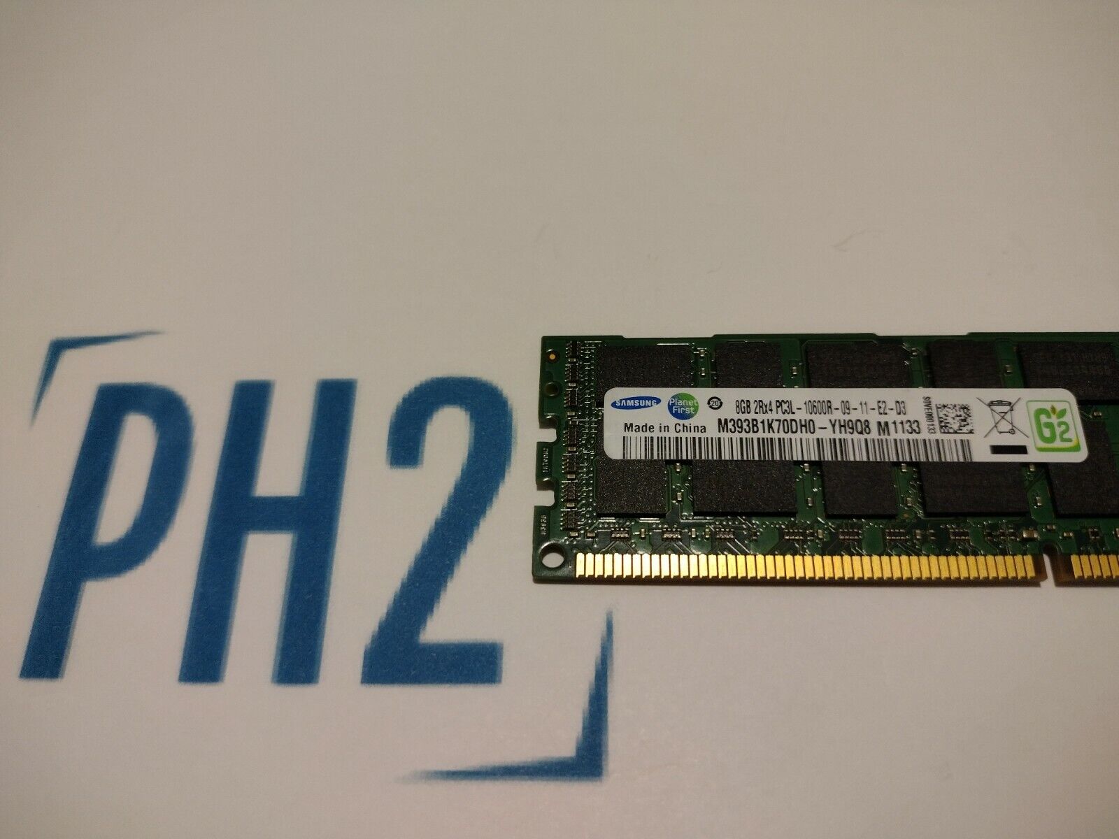 DELL SNPP9RN2C/8G SAMSUNG M393B1K70DH0-YH9Q8 8GB 2RX4 PC3L-10600R DDR3-1333