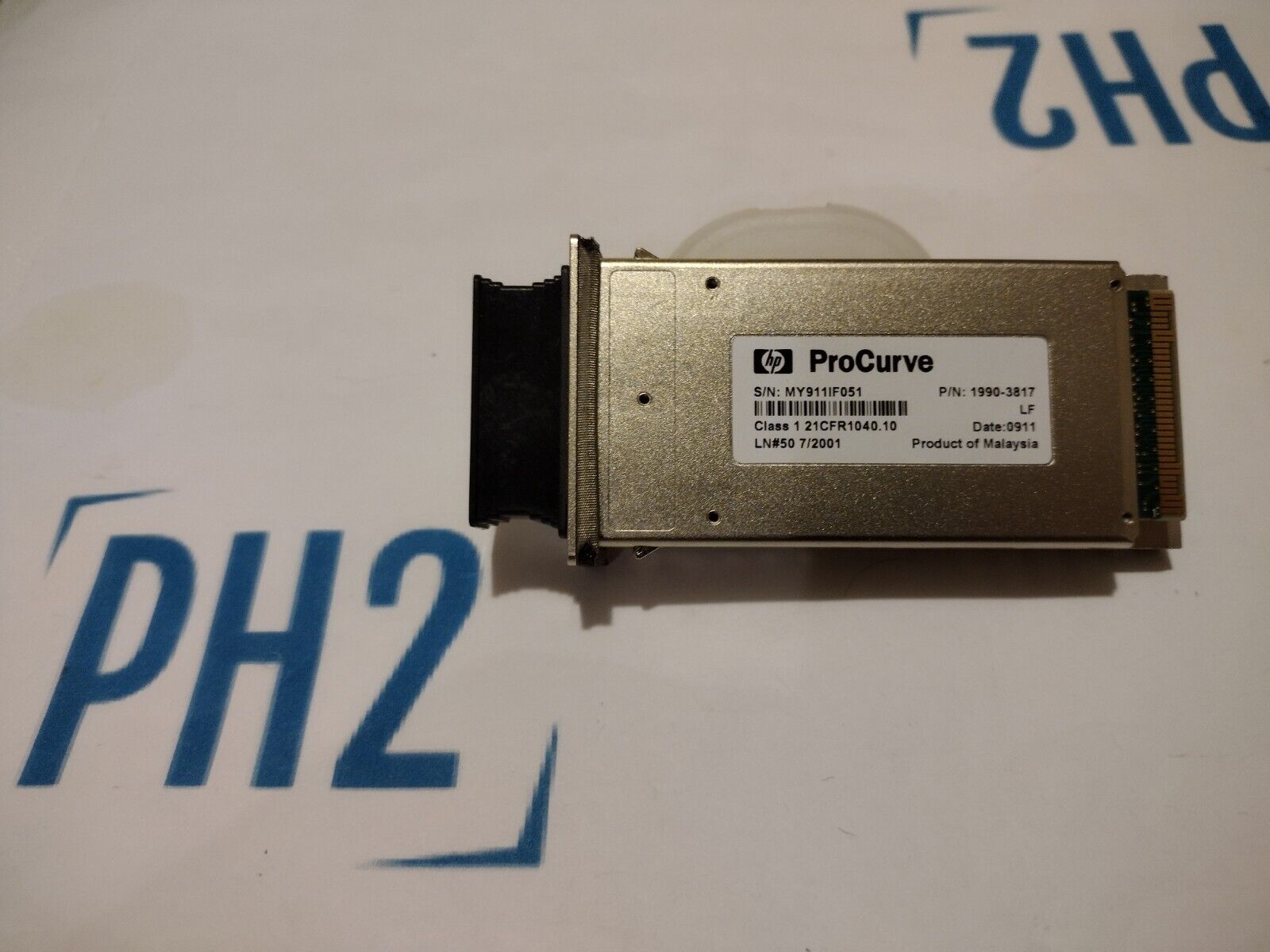 HPE J8436A 1990-3817 PROCURVE 10GBE X2-SC TRANCEIVER - X2-SC-SR