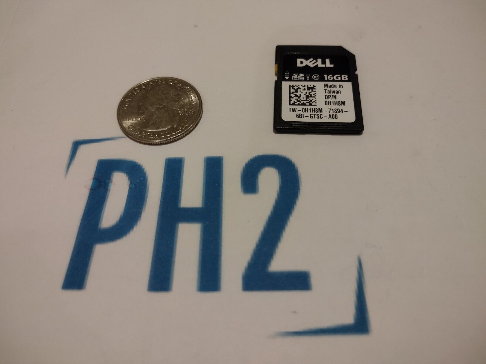 DELL H1H8M 0H1H8M 16GB iDRAC vFLASH Class 10 SD Card G13 ISDN HC R730