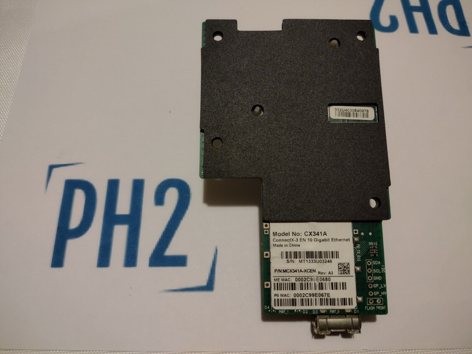 Mellanox  CX341A MCX341A-XC ConnectX-3 10GbE OCP Mezzanine Adapter NIC Card