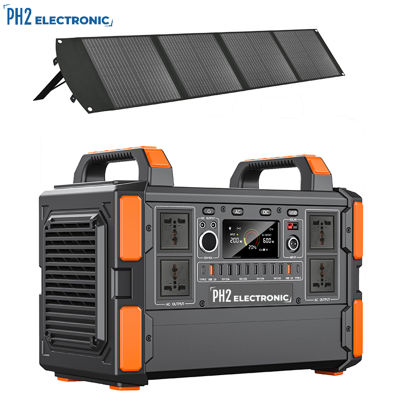 PT11 1200W 315,000mAh/1008Wh 3.2V 45Ah Rechargeable LiFePO4 Lithium ion battery Solar Power Generator Portable Power Station